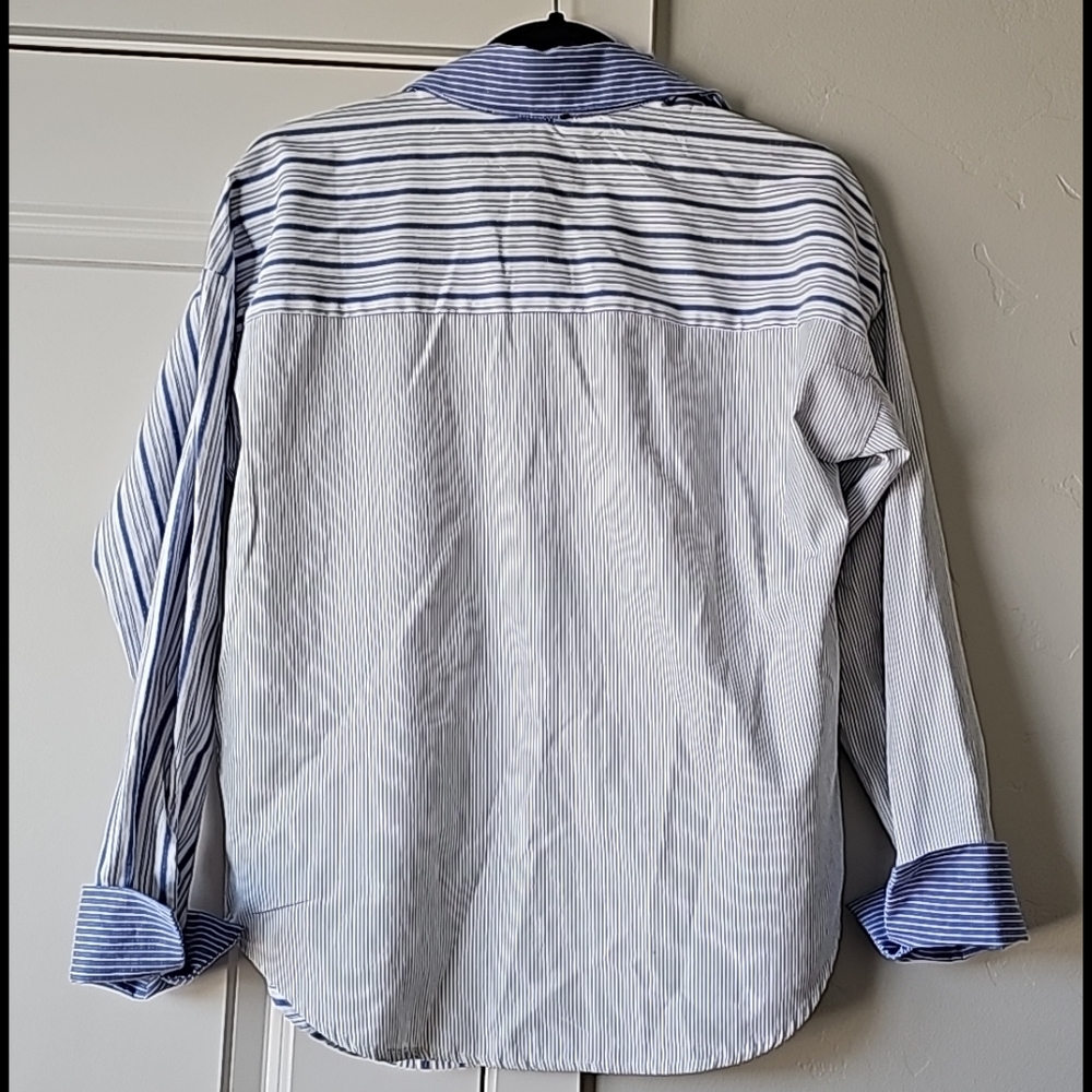 Lulu's Contrast Button-Down Longsleeves Shirt - image 3